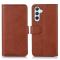  Samsung Galaxy S26 Fodral Läder Brun - Teknikhallen.se