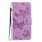  Samsung Galaxy S26 Fodral Fjäril Tryck Lila - Teknikhallen.se