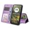  Motorola Edge 70 Fodral Mandala Läder Lila - Teknikhallen.se