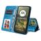  Motorola Edge 70 Fodral Mandala Läder Blå - Teknikhallen.se