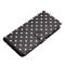  Motorola Edge 70 Fodral Polka Dot Läder Svart / Vit - Teknikhallen.se