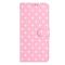  Motorola Edge 70 Fodral Polka Dot Läder Rosa / Vit - Teknikhallen.se
