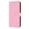  Motorola Edge 70 Fodral Polka Dot Läder Rosa / Vit - Teknikhallen.se