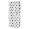  Motorola Edge 70 Fodral Polka Dot Läder Vit / Svart - Teknikhallen.se