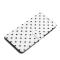 Motorola Edge 70 Fodral Polka Dot Läder Vit / Svart - Teknikhallen.se