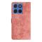  Motorola Edge 70 Fodral Med Fjäril Tryck Rosa - Teknikhallen.se