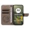  Motorola Edge 70 Fodral Med Fjäril Tryck Grå - Teknikhallen.se