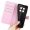  Honor Magic7 Pro Fodral Litchi Läder Ljus Rosa - Teknikhallen.se