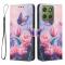  Motorola Edge 70 Fodral Med Tryck Rosa Blommor - Teknikhallen.se