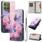  Motorola Edge 70 Fodral Med Tryck Rosa Blommor - Teknikhallen.se