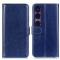  Sony Xperia 1 VII Fodral Crazy Horse Läder Blå - Teknikhallen.se