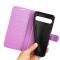  Sony Xperia 10 VII Fodral Litchi Läder Lila - Teknikhallen.se