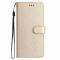  Sony Xperia 10 VII Fodral Läder Guld - Teknikhallen.se