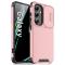  Samsung Galaxy S26 Plus Skal Hybrid Armor CamCover Rosa - Teknikhallen.se