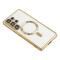  Samsung Galaxy S26 Ultra Skal MagSafe Electroplated TPU Guld - Teknikhallen.se