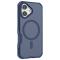  iPhone 17 Skal MagSafe Shockproof Hybrid Blå - Teknikhallen.se