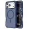  iPhone 17 Pro Max Skal MagSafe Shockproof Hybrid Blå - Teknikhallen.se