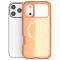  iPhone 17 Pro Max Skal MagSafe Shockproof Hybrid Orange - Teknikhallen.se