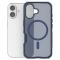  iPhone 16 Skal MagSafe Shockproof Hybrid Blå - Teknikhallen.se