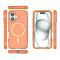  iPhone 16 Skal MagSafe Shockproof Hybrid Orange - Teknikhallen.se