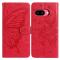  Google Pixel 10a Fodral Med Fjäril Tryck Röd - Teknikhallen.se