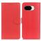  Google Pixel 10a Fodral Litchi Läder Röd - Teknikhallen.se