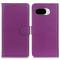  Google Pixel 10a Fodral Litchi Läder Lila - Teknikhallen.se