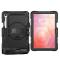  Galaxy Tab S11 Skal 360 Shockproof Hybrid Kickstand Svart - Teknikhallen.se