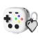  Samsung Galaxy Buds 4 / 4 Pro Skal Game Console Vit - Teknikhallen.se