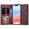 Tech-Protect Tech-Protect iPhone 16e Fodral Läder Mulberry - Teknikhallen.se