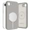Tech-Protect Tech-Protect iPhone 16e Skal MagSafe Liquid Silicone Stone Grey - Teknikhallen.se