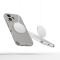 Tech-Protect Tech-Protect iPhone 16e Skal MagSafe Liquid Silicone Stone Grey - Teknikhallen.se