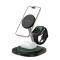 Tech-Protect Tech-Protect 15W Qi 3in1 Magnetisk MagSafe Laddare Svart - Teknikhallen.se