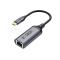 Tech-Protect Tech-Protect USB-C - RJ45 Ethernet Adapter Ultraboost Svart - Teknikhallen.se