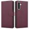 Tech-Protect Tech-Protect Samsung Galaxy A36 5G Fodral Läder Mulberry - Teknikhallen.se