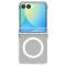 Spigen Spigen Galaxy Z Flip 7 Skal MagSafe Ultra Hybrid Pro Clear/White - Teknikhallen.se