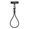 Tech-Protect Tech-Protect Mobilsnöre Rope Wrist Strap Svart - Teknikhallen.se