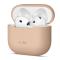 Tech-Protect Tech-Protect AirPods 4 Skal Silikon Cafe Latte - Teknikhallen.se
