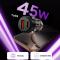 Tech-Protect Tech-Protect 45W PD QC Billaddare USB-C / USB-A Svart - Teknikhallen.se