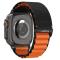 Spigen Spigen Apple Watch 42/44/45/46/49 mm Armband Svart/Orange - Teknikhallen.se