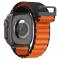 Spigen Spigen Apple Watch 42/44/45/46/49 mm Armband Svart/Orange - Teknikhallen.se