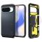 Spigen Spigen Google Pixel 10/10 Pro Skal MagSafe Tough Armor Metal Slate - Teknikhallen.se