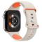 Spigen Spigen Apple Watch 42/44/45/46/49 mm Armband Nano Pop Orange Beige - Teknikhallen.se