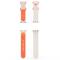 Spigen Spigen Apple Watch 42/44/45/46/49 mm Armband Nano Pop Orange Beige - Teknikhallen.se
