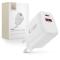 Tech-Protect Tech-Protect 30W Väggladdare PD QC3.0 USB-C / USB-A Vit - Teknikhallen.se