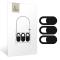 Tech-Protect Tech-Protect 3-PACK Kameraskydd För Laptop / Mobil / Surfplatta Svart - Teknikhallen.se