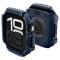 Spigen Spigen Apple Watch 11/10 42 mm Skal Rugged Armor Navy Blue - Teknikhallen.se