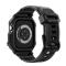 Spigen Spigen Apple Watch 11/10 42 mm Skal/Armband Rugged Armor Svart - Teknikhallen.se