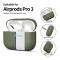 Tech-Protect Tech-Protect AirPods Pro 3 Skal Silicone Olive Green - Teknikhallen.se