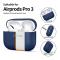 Tech-Protect Tech-Protect AirPods Pro 3 Skal Silicone Navy Blue - Teknikhallen.se